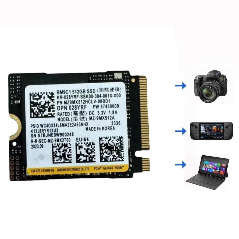 SSD OEM Samsung PCIe 4.0 M.2 2230 512GB PCIe 3.0 M.2 2242 256GB